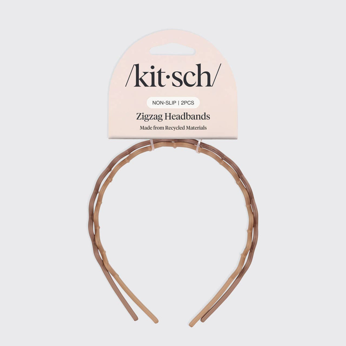 Neutral Zig-Zag Headband 2-Piece Set