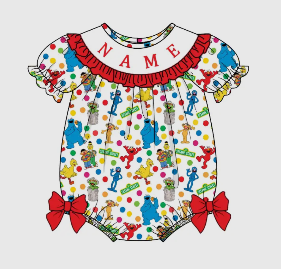 Fuzzy Friends Smock Bubble