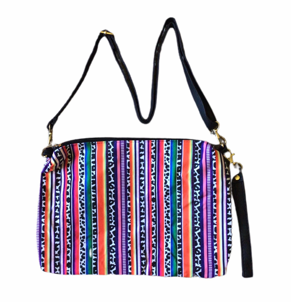 Patterned Crossbody Wristlet Purses