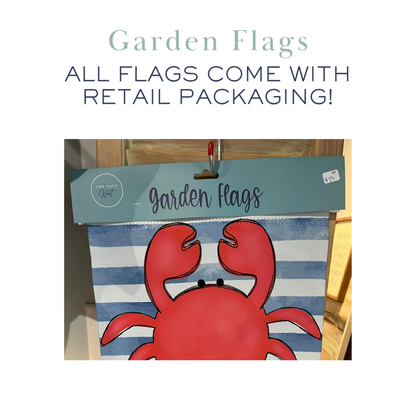 Summer Garden Flag – Pink Botanical