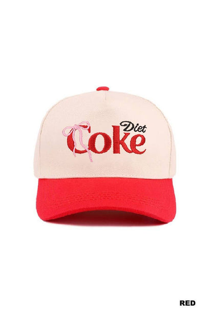 Coquette Bow Diet Coke Trucker Hat