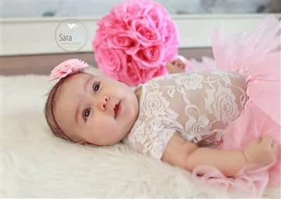 Infant Girl's Lace Bodysuit