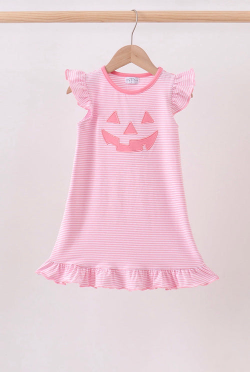 Pink Ruffle Pumpkin Dress