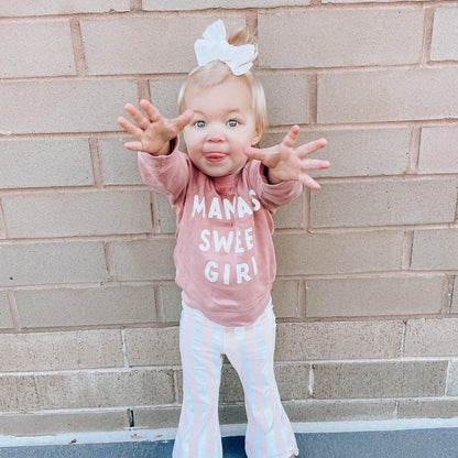 Mama's Sweet Girl Baby Toddler Organic Cotton Pullover