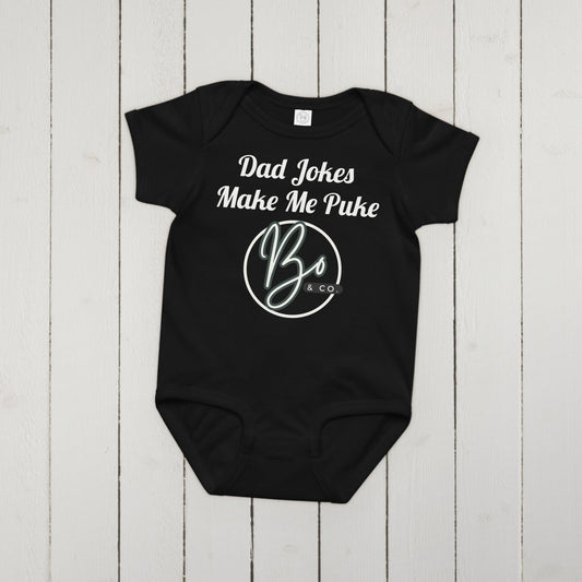 Bo & Co. Dad Jokes Onsie
