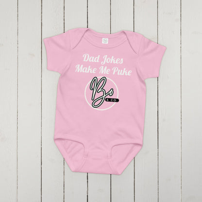Bo & Co. Dad Jokes Onsie