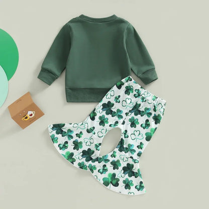 Girl's St. Patrick's Day Lucky Babe Outfit