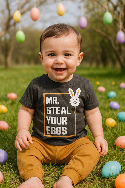 Boy’s Easter “Mr. Steal Your Eggs” Outfit