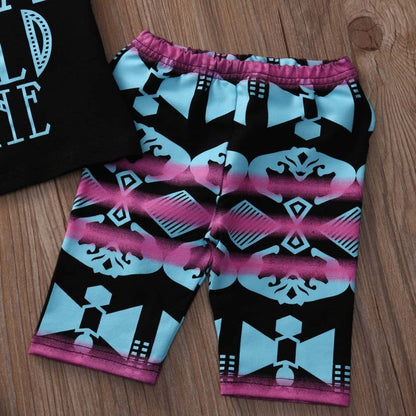 Girl's Im a Wild One Outfit