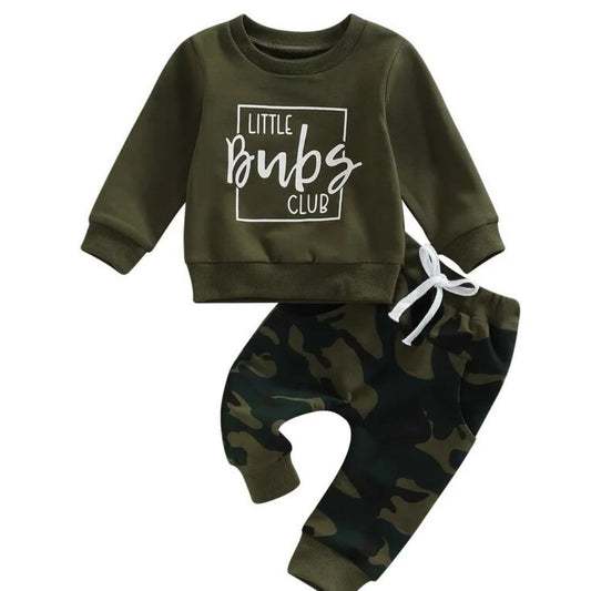 Boy's Camo Lil Bubs Club Outfit