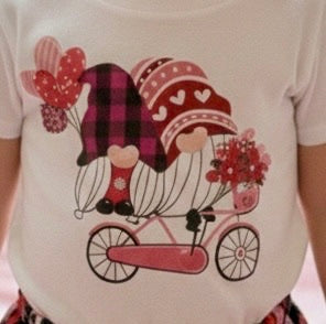 Handmade Toddler Girl Valentine Outfits – Black with Hearts Skirt Collection