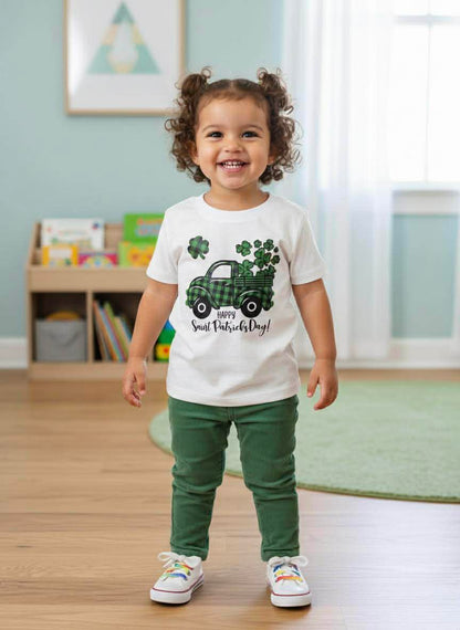 One of a Kind Handmade Children's Tees- St. Patrick's Day Collection