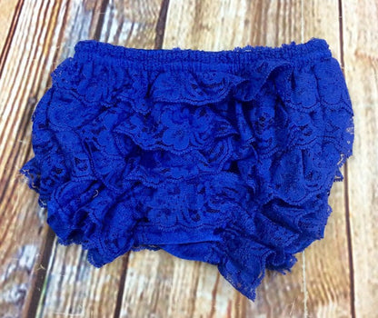 Baby Lace Ruffle Bloomer Bummie Diaper Covers