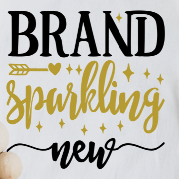 Infant Brand Sparkling New Bodysuit Onesie