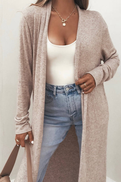 Women’s Long Sleeve Open Front Duster Cardigan