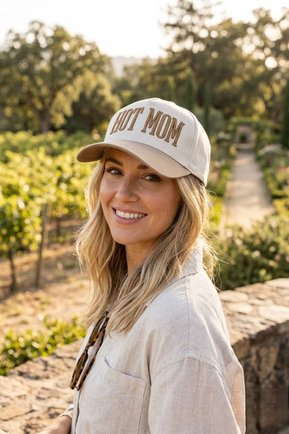 Hot Mom Two Tone Snapback Hat Zenana