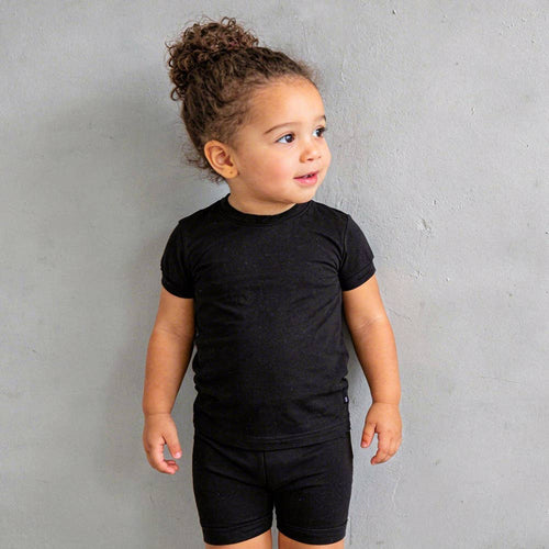 Colorful Boy Girl Short Sleeve viscose PJs
