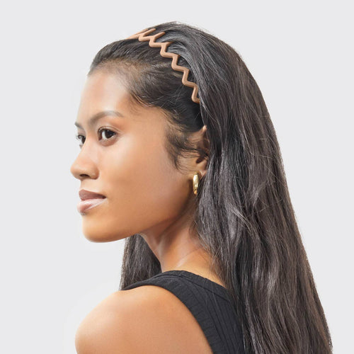 Neutral Zig-Zag Headband 2-Piece Set
