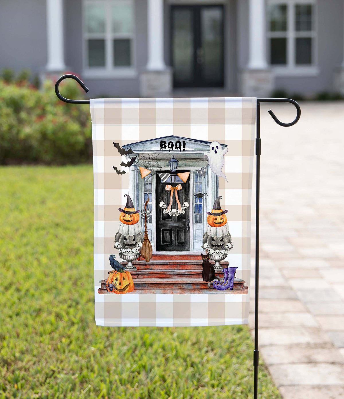 Halloween Front Door Garden Flag