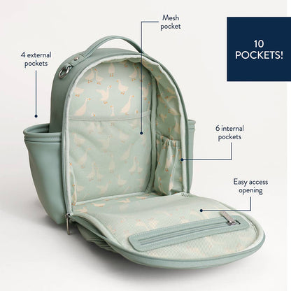 Itzy Mini Plus™ Silly Goose Sage Toddler Backpack