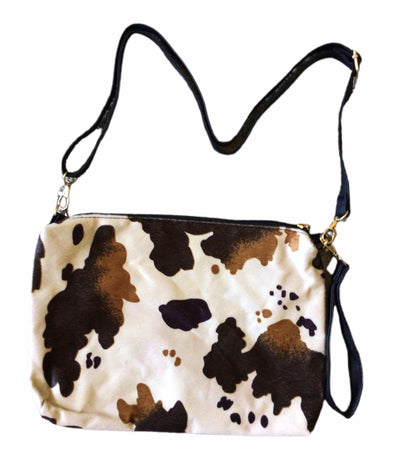 Patterned Crossbody Wristlet Purses