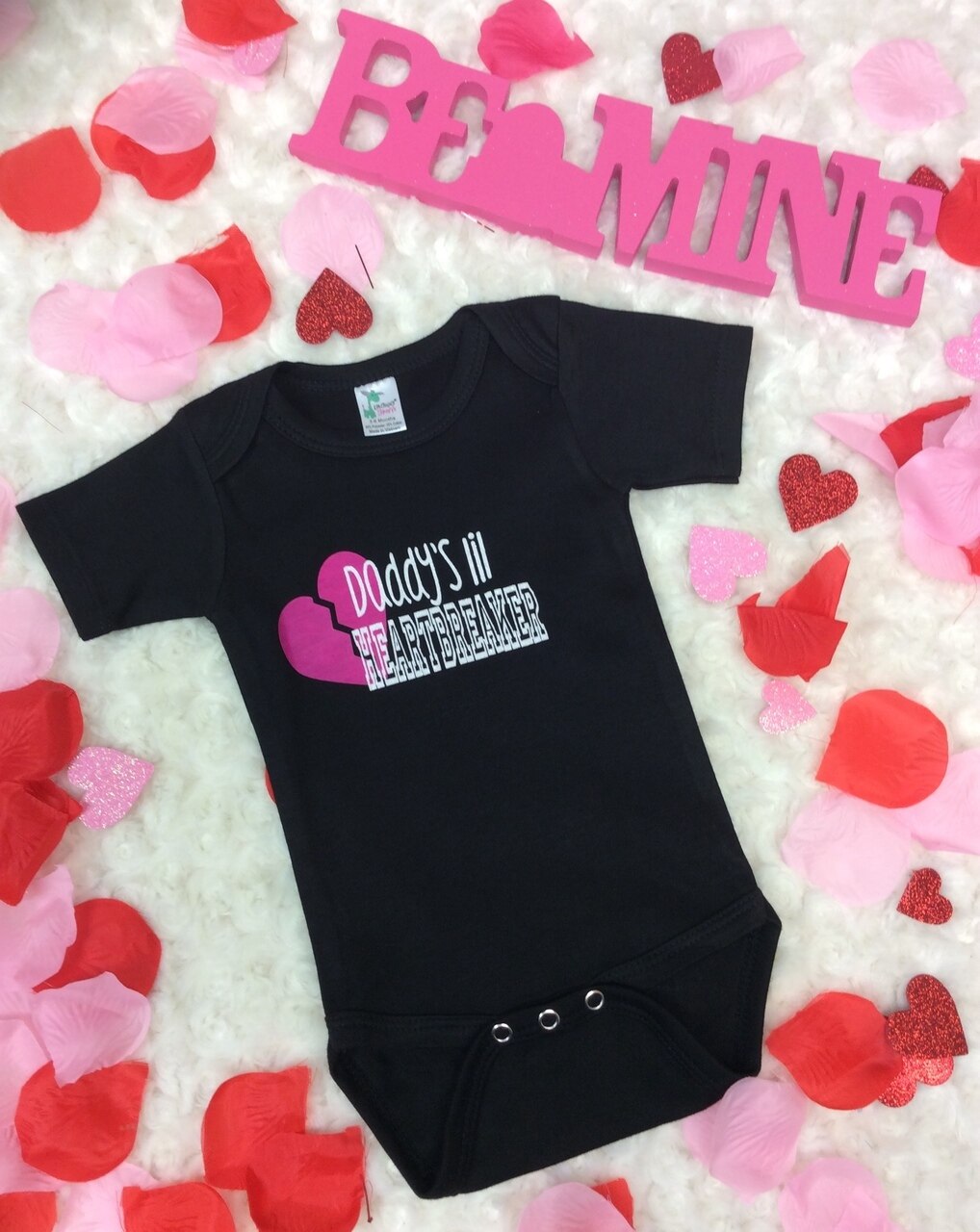 Girl's Valentine's Day Daddys Lil Heartbreaker Top
