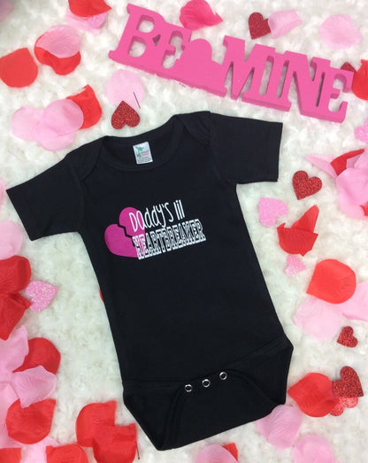 Girl's Valentine's Day Daddys Lil Heartbreaker Top