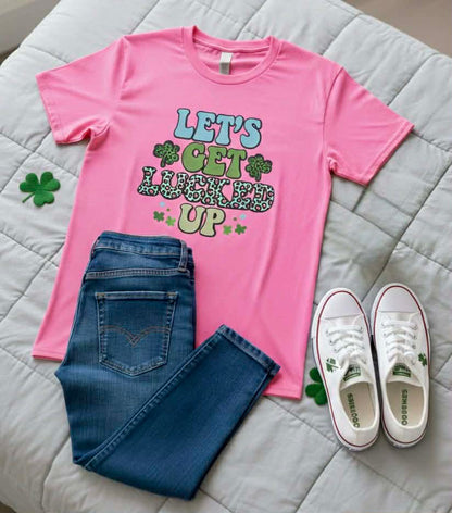 Women’s “Let’s Get Lucked Up” St. Patrick’s Day Tee