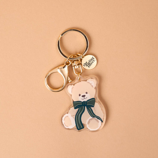 Theo Teddy Bear Acrylic Keychain
