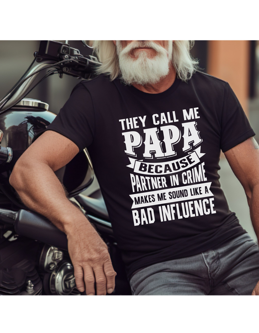 Men's "They Call Me Papa" Tee Shirt