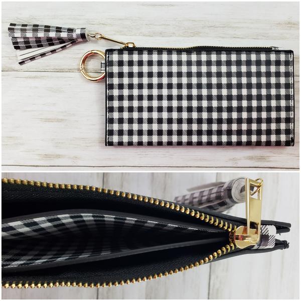 Women's Simple Tassel Zippered Wallet